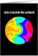 you color my world card