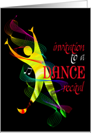 dance recital invitation card