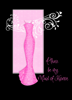 maid of honor pink...