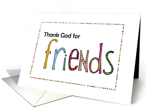 friends card (70084)