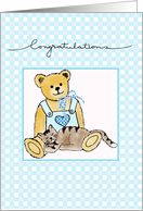 new baby boy card