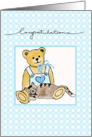 new baby boy card