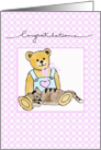 new baby girl card