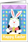 Happy Easter from the Easter Kitty Bunny card