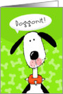 Support for Child with Diabetes Doggonit Cute Dog card