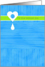 I’m Blue Without You Missing You Heart Teardrop Card