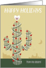 Happy Holidays From the Desert! card