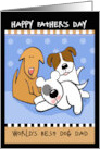 Happy Father’s Day World’s Best Dog Dad card