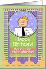 Birthday, Happy Birthday, Flight Attendant, Male card