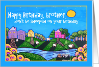 Happy Birthday Brother, Don’t be Sheepish card