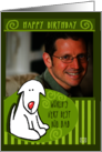 Happy Birthday Photocard World’s Best Dog Dad card