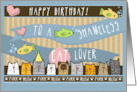 Cute Happy Birthday Shameless Cat Lover card