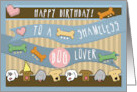 Cute Happy Birthday Shameless Dog Lover card