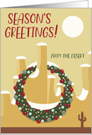 Seasons Greetings from the Desert! card