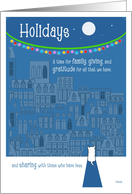 Holidays and Family Remember Less Fortunate Pets card