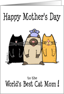 Happy Mother’s Day World’s Best Cat Mom card