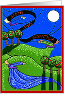 Congratulations, Pregnancy, Birth and Creation card