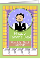 Happy Father’s Day, Waiter card