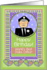 Happy Birthday, Police Officer, Male card