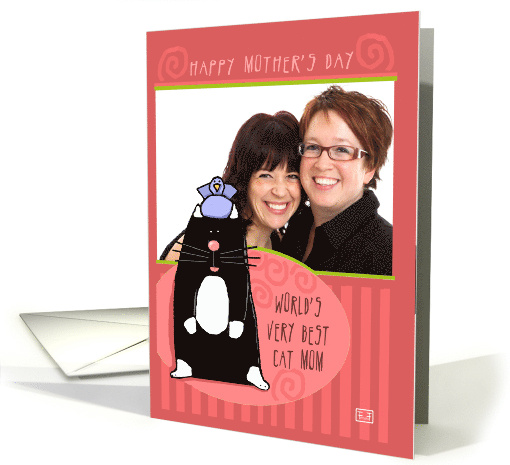 Happy Mother's Day World's Best Cat Mom card (864736)