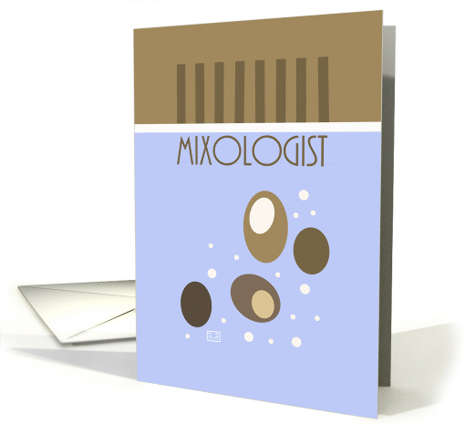 Happy Birthday Mixologist card (867026)