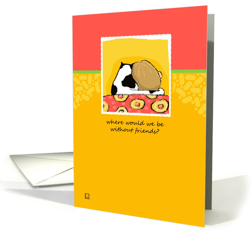 Lost Without Friends and Cat card (935805)