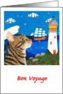 Bon Voyage, Sailor Sam (Cat and Lighthouse) card