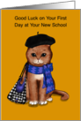 Good Luck First Day New School card