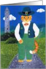 Leprechaun Cat, St Patrick’s Day card