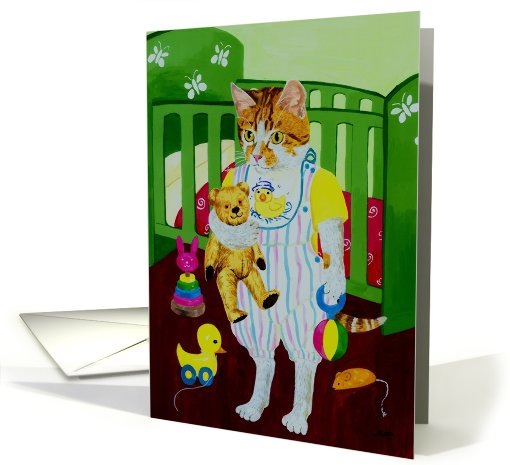 New Kitty (baby congratulations) card (789276)