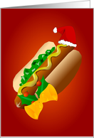 Christmas HotDog Card