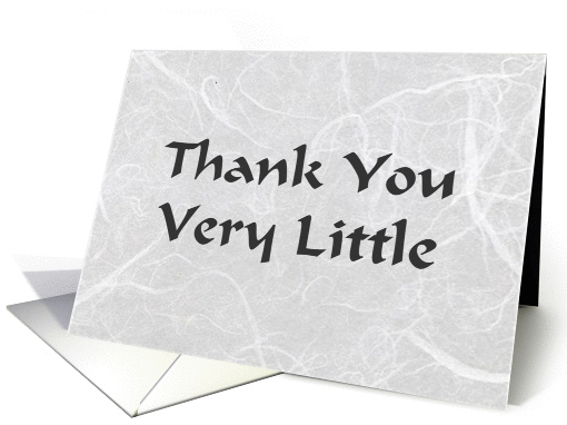 Anti Thank You card (44010)