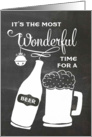 It’s the Most Wonderful Time for a Beer - Beer Lover’s Christmas card
