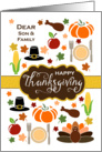 Son & Family - Thanksgiving Icons card