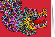 Chinese New Year Dragon card