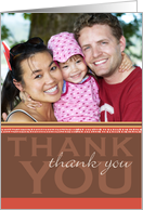 Thank You - Customizable Photo card