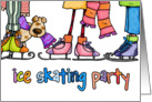 Ice Skating Party card