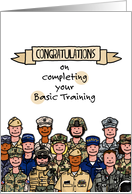 Congratulations - graduating Basic Training card
