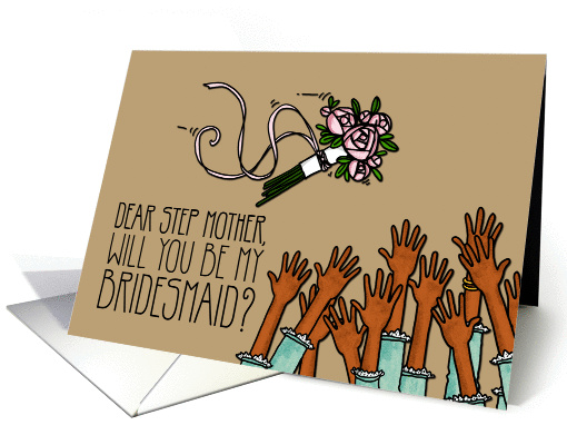 Step Mother - Will you be my bridesmaid? card (1024847)