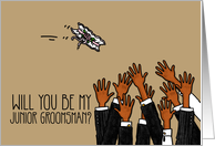 Will you be my junior groomsman? card