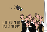 Will you be my man of honour? card