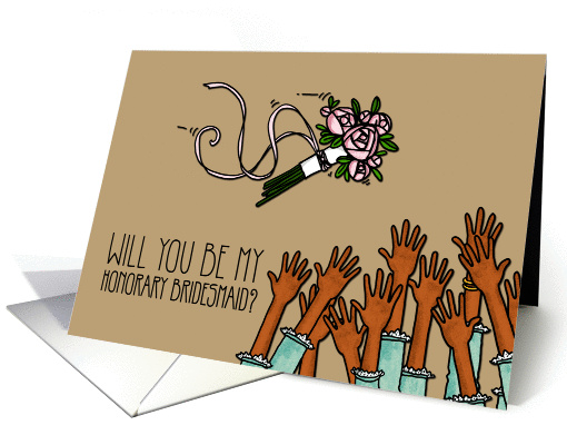 Will you be my Honorary Bridesmaid? card (1038855)