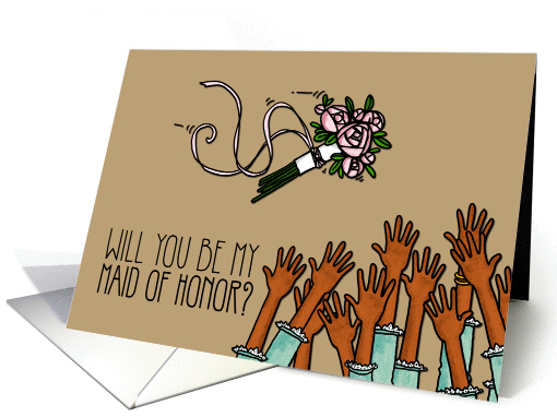 Will you be my Maid of Honor? card (1041239)
