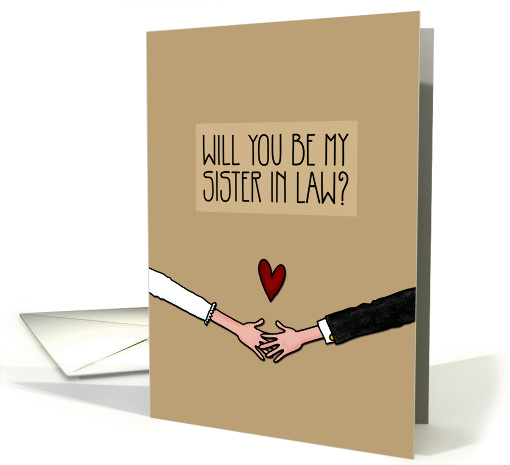 Will you be my Sister in Law? card (1043313)