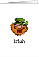 Funny Irish Word Play - St. Patrick’s Day card