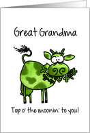 St. Patrick’s Day Cow - for my Great Grandma card