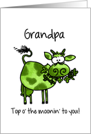 St. Patrick’s Day Cow - for my Grandpa card