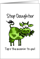 St. Patrick’s Day Cow - for my Step Daughter card