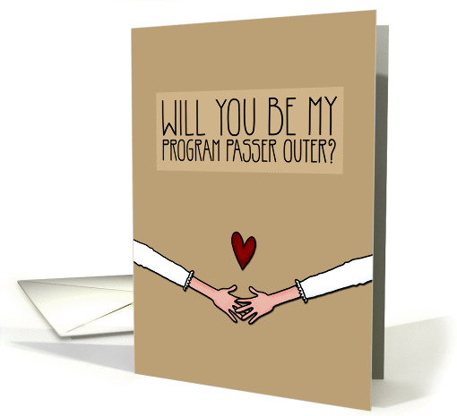 Will you be my Program Passer Outer? - from Lesbian Couple card