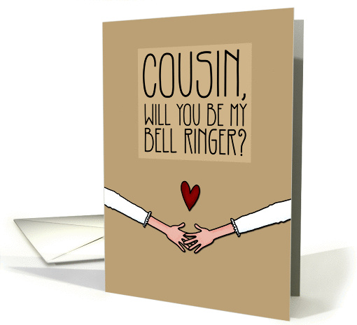 Cousin - Will you be my Bell Ringer? - from Lesbian Couple card